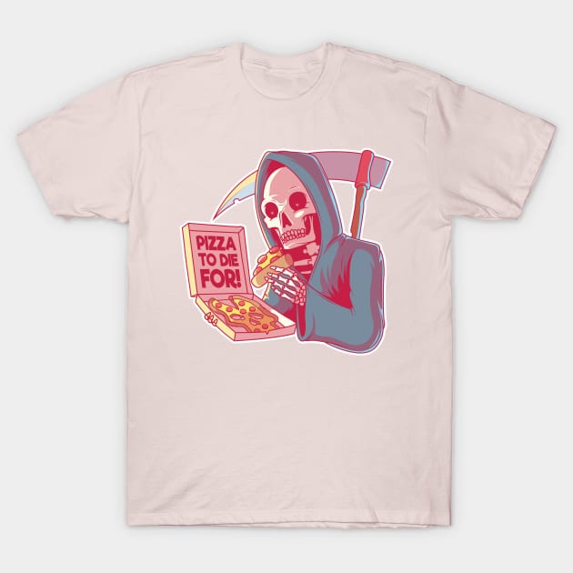 Pizza to Die For! T-Shirt by Cool Abstract Design